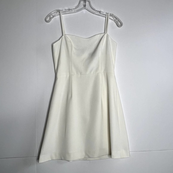 French Connection Mini Sheath Dress Summer White Womens Size 6 - Picture 3 of 15